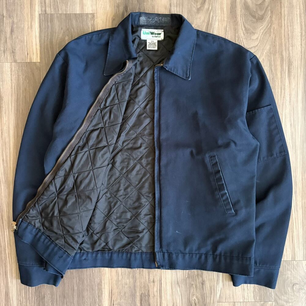 Vintage Mechanic Detroit Jacket Men's Size M Navy Blue Workwear Eisenhower